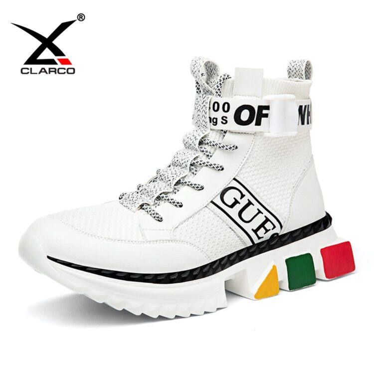 Colorful Outsole High Top Casual Sneakers CLC1009