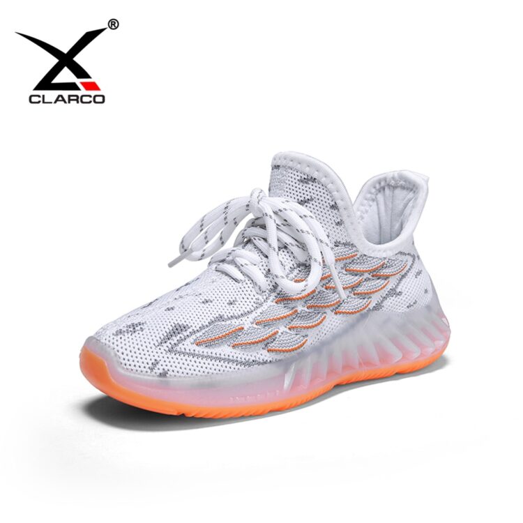 Semi-Transparent TPR Sole Air Mesh Kids Sneakers CLKD002