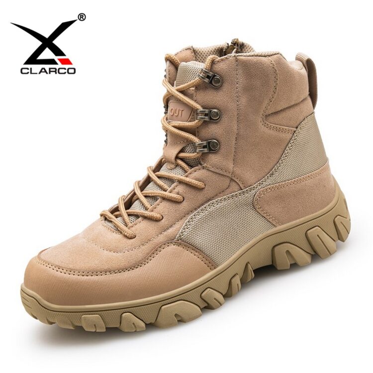 High Top Waterproof Rubber Sole Hiking Shoes CLO1103