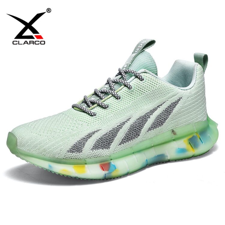 Colorful TPU Sole Flyknit Mesh Upper Running Sneakers CLS065
