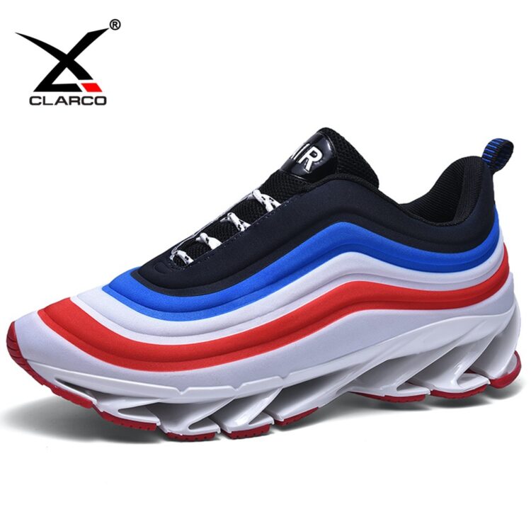 Blade Outsole Colorful Mesh Upper Sneakers CLS2108