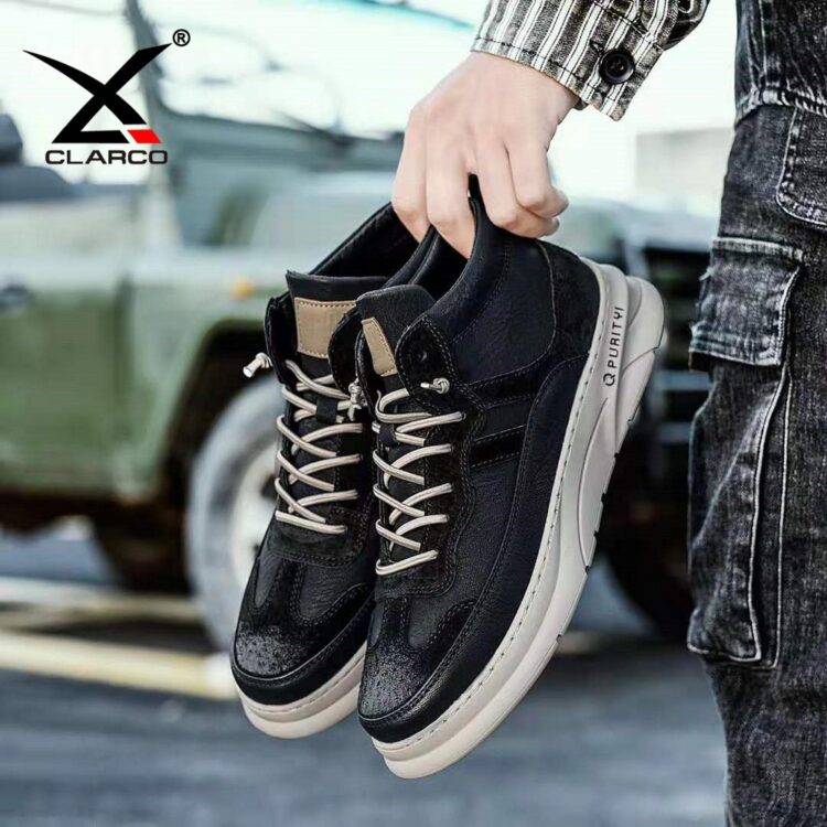 Fashion Suede High Top Casual Jogging Shoes CLC6607