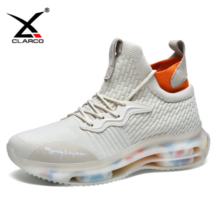 High Top TPU Popcorn Outsole Flyknit Vamp Sneakers CLS718
