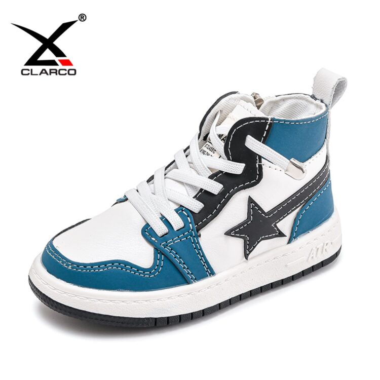 Vintage Basketball Shoes Classic Kids Lacing Sneakers CLKA100